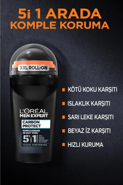 Xl Erkek Bakım Seti Total Clean Duş Jeli Pure Charcoal Yüz Yıkama Jeli Deodorant Roll On - 12