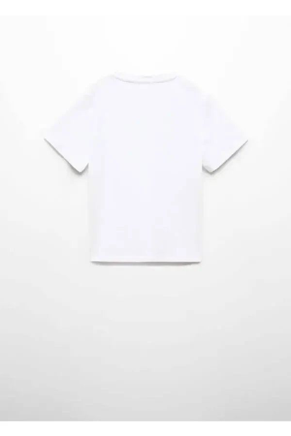 Хлопковая базовая футболка - 2