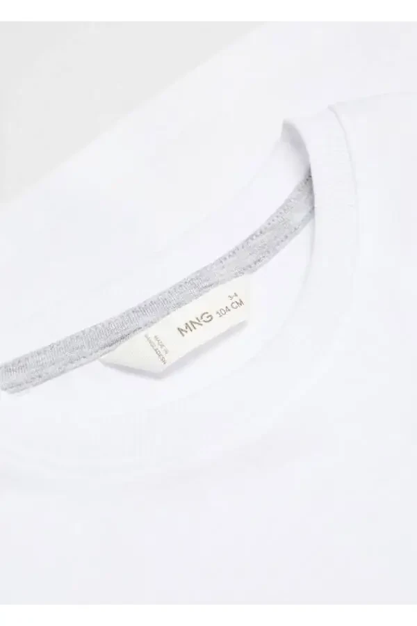 Хлопковая базовая футболка - 3