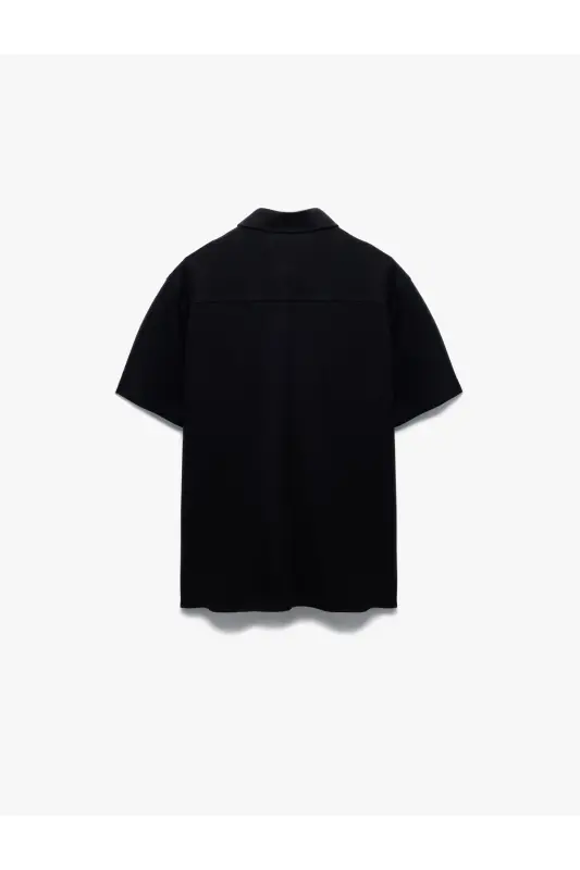 Хлопковая футболка-поло Regular Fit из ткани пике с коротким рукавом и воротником на пуговицах - 4