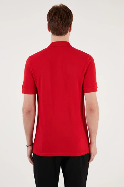 Хлопковая футболка поло с пуговицами Regular Fit 5902739 - 18