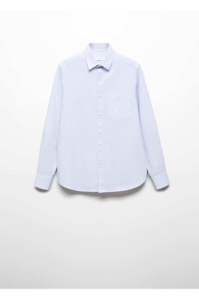 Хлопковая оксфордская рубашка - 3