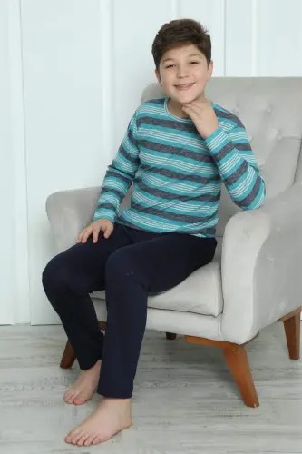 Хлопковая пижама для мальчиков 20413 - 15