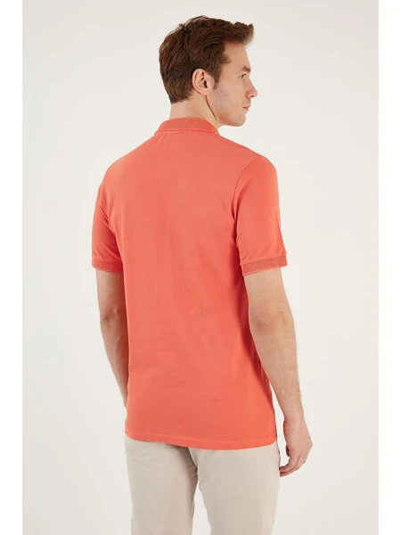 Хлопковая рубашка поло с пуговицами Regular Fit 5902739 - 12