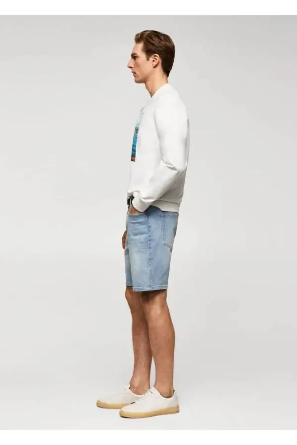 Хлопковая толстовка с узором - 7