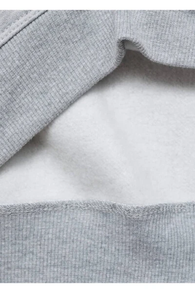 Хлопковая толстовка с вышитыми деталями - 7