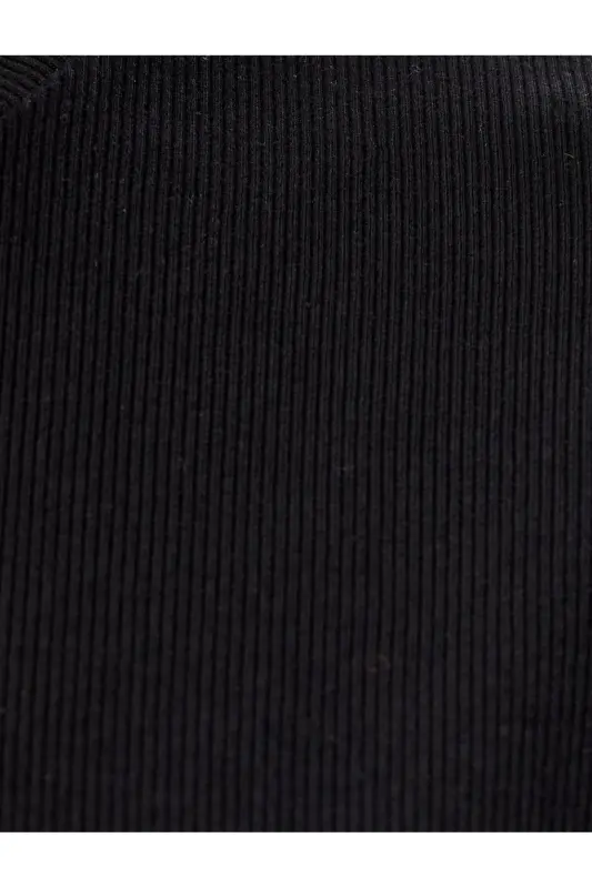 Хлопковое платье-миди без рукавов с круглым вырезом - 6