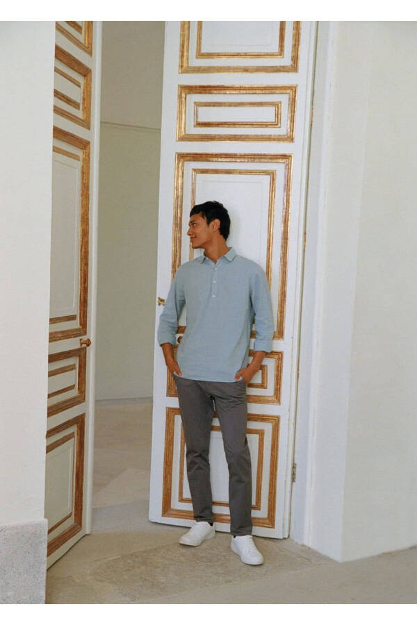 Хлопковые чиносы - 7