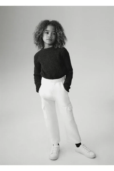 Хлопковые грузовые брюки - 4