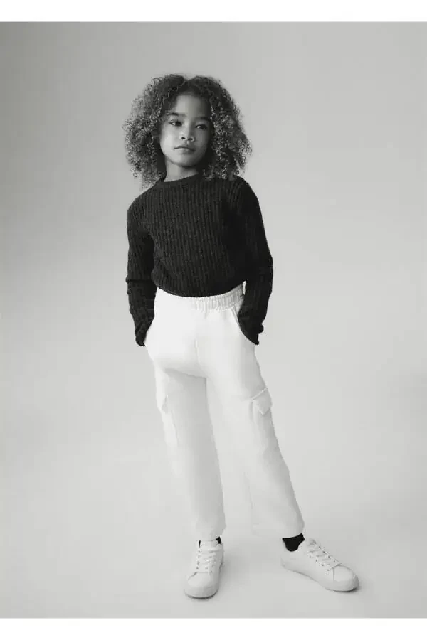 Хлопковые грузовые брюки - 4