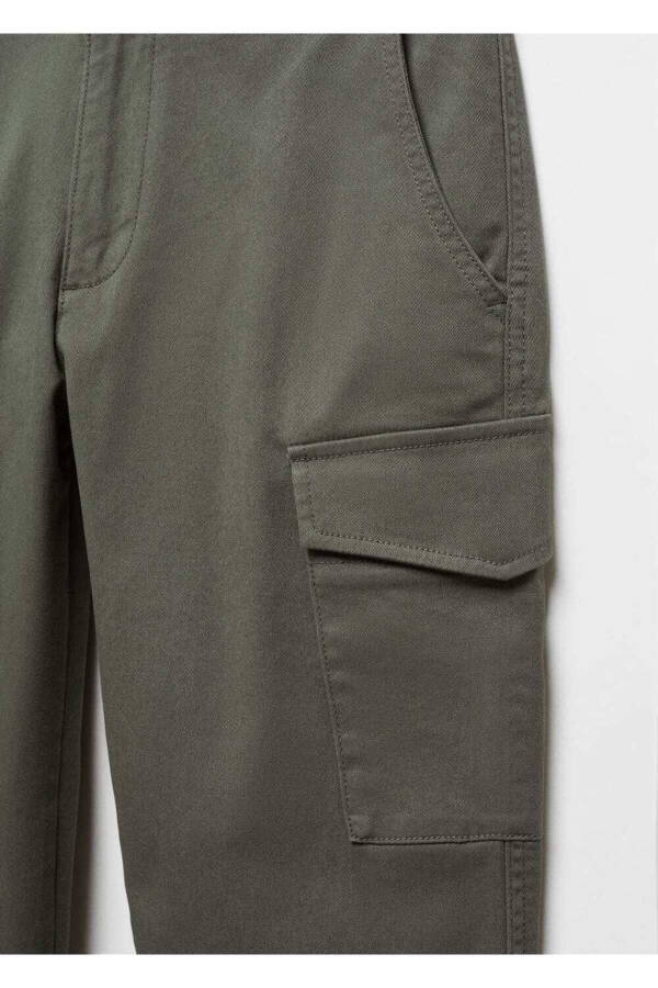 Хлопковые грузовые штаны - 5