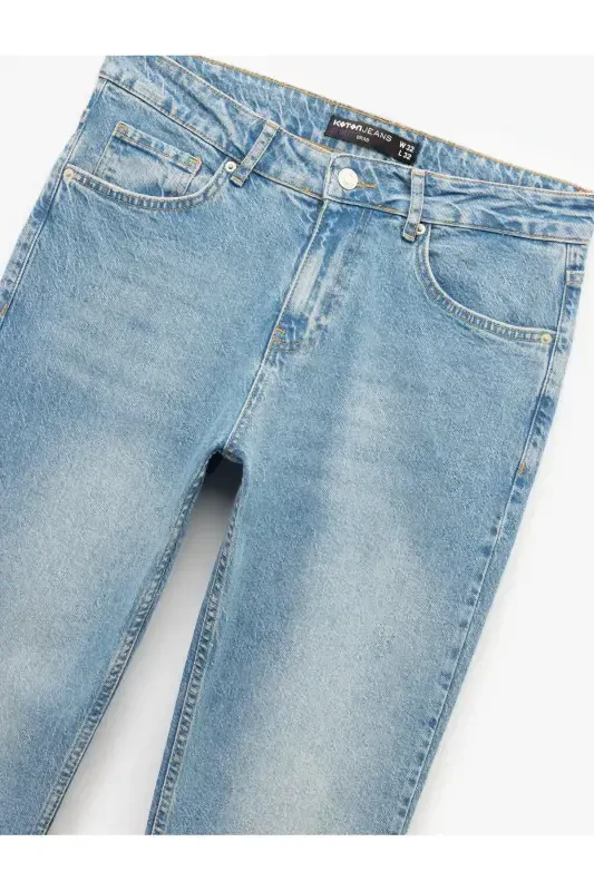 Хлопковые Slim Fit джинсы - Brad Jean - 6