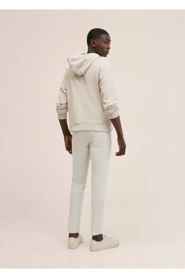 Хлопковые штаны прямого покроя - 3