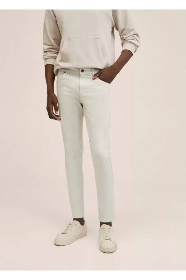 Хлопковые штаны прямого покроя - 8