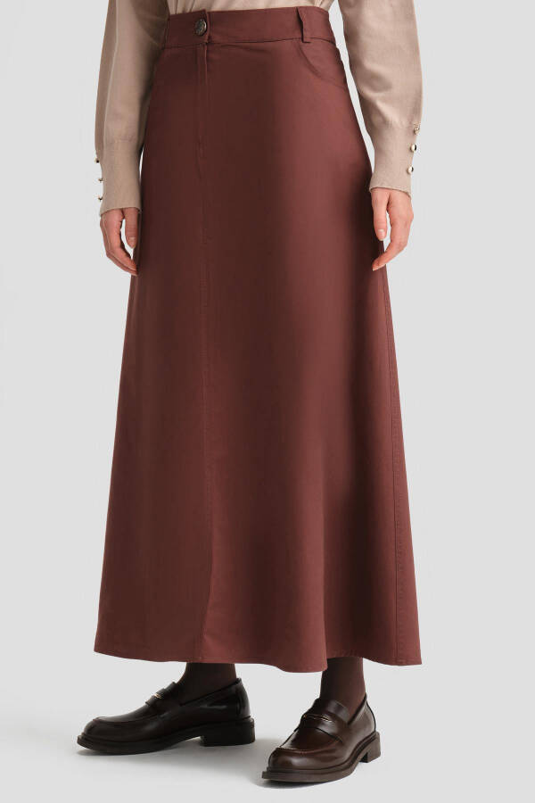 Хлопковый костюм Armine 24K6900 Красный Кофе - 12