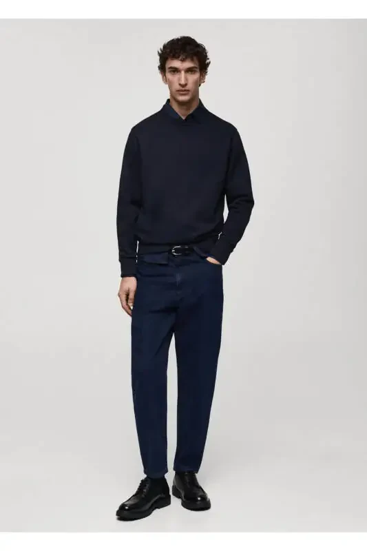 Хлопковый свитшот прямого покроя - 2