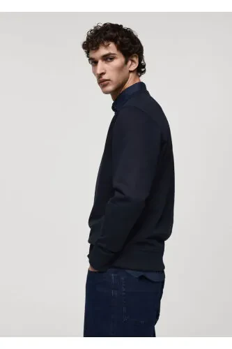 Хлопковый свитшот прямого покроя - 5