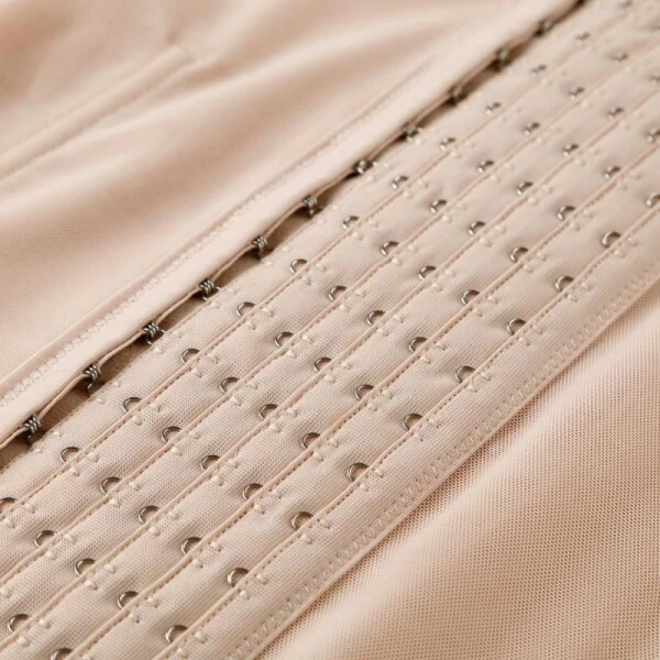 Xmarks ayollar uchun bel trenajori, qorinni boshqarish uchun fermuarli korset, neoprenli bodi shaper, tasmali mayka, teri rangi, M - 9