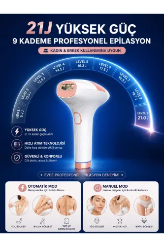 Xmia IPL Ice Laser Hair Removal Device 999,999 Shots 9 Levels Ultra Powerful - 6
