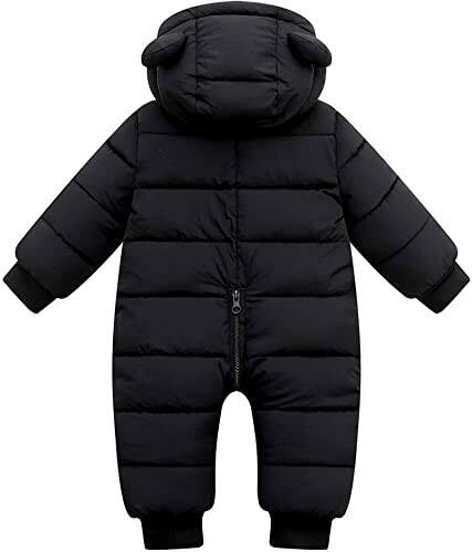 XMWEALTHY Baby Clothes Newborn Boy Girl Snowsuit Winter Coats Infant Jumpsuit Bodysuits Registry Essentials Stuff Gift - 2