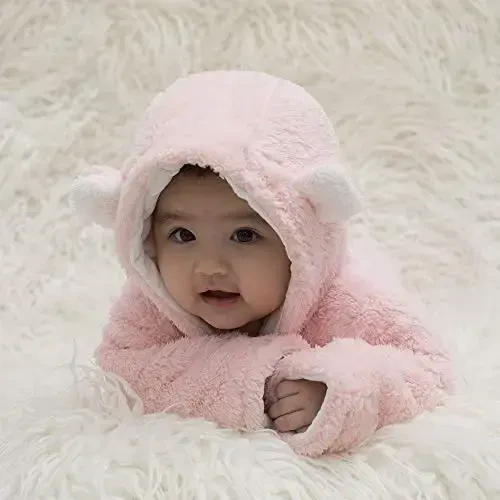 XMWEALTHY Unisex Baby Clothes Winter Coats Cute Newborn Infant Jumpsuit Snowsuit Bodysuits Registry for Baby Essentials Stuff - 3