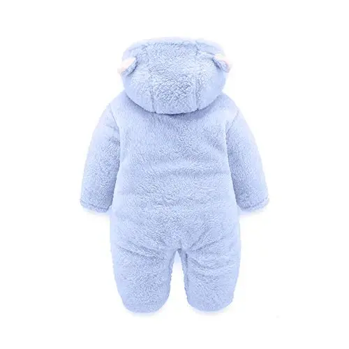 XMWEALTHY Unisex Baby Clothes Winter Coats Cute Newborn Infant Jumpsuit Snowsuit Bodysuits Registry for Baby Essentials Stuff - 4