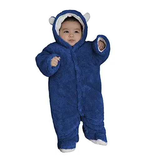 XMWEALTHY Unisex Chaqaloqlar Kiyimi Qishki Palto Yoqimli Yangi Tug'ilgan Chaqaloqlar uchun Kombinezon Qor Kostyumi Bodysuitlar Chaqaloq uchun Zarur narsalar Ro'yxati - 2