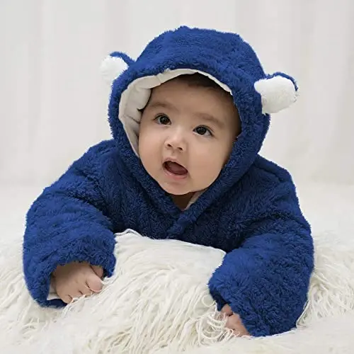 XMWEALTHY Unisex Chaqaloqlar Kiyimi Qishki Palto Yoqimli Yangi Tug'ilgan Chaqaloqlar uchun Kombinezon Qor Kostyumi Bodysuitlar Chaqaloq uchun Zarur narsalar Ro'yxati - 5