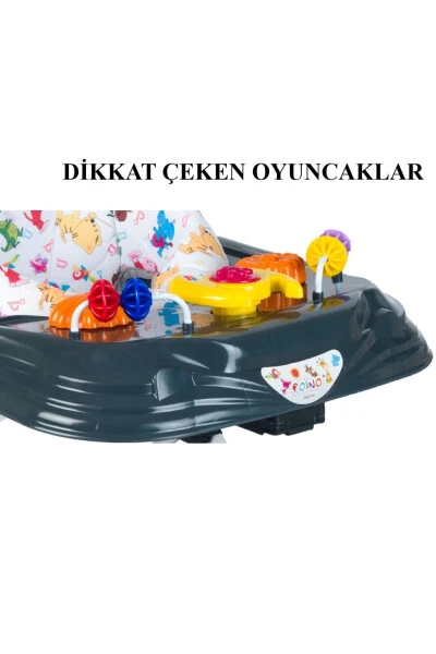 Ходунки для младенцев Ходунки-паук с игрушкой Ходунки для младенцев 3-ступенчатые Первые шаги Ходячий друг - Modazone (1)