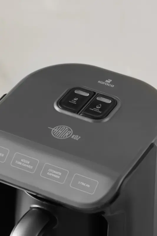 Xotir Közde Turk qahvasi va Turk qahva mashinasi Space Gray 5 chashka sig‘imli ko‘pikli - qora - 3