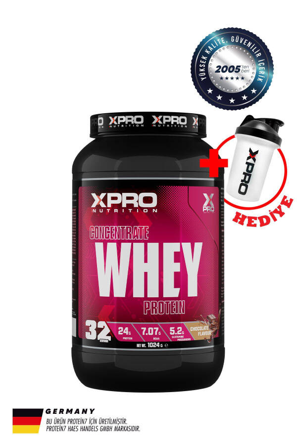 Xpro Konsantre Whey Protein Tozu 1024 gr Çikolata - 2