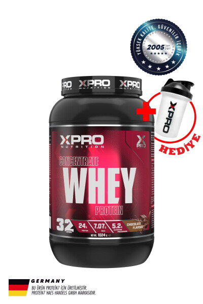 Xpro Konsantre Whey Protein Tozu 1024 gr Çikolata - 1