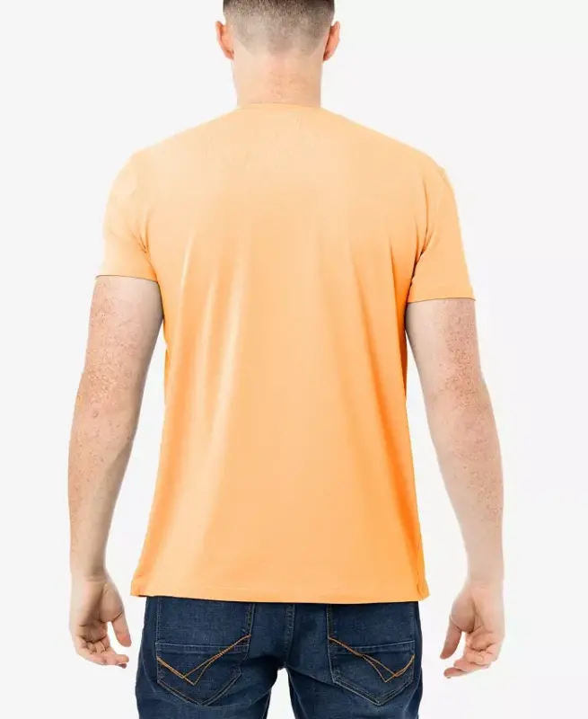 XRAY Men's Basic V-Notch Neck Short Sleeve T-Shirt - Cantaloupe - 2