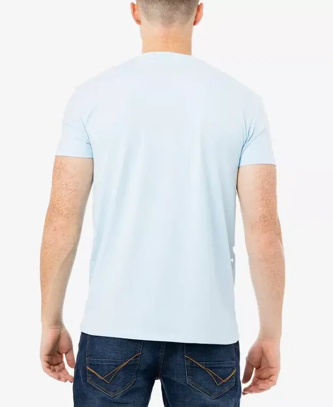 XRAY Men's Basic V-Notch Neck Short Sleeve T-Shirt - Light blue - 2