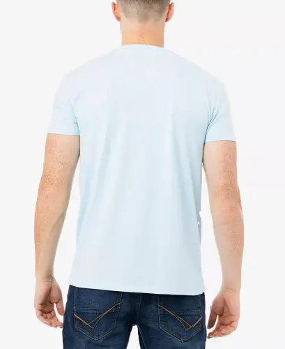 XRAY Men's Basic V-Notch Neck Short Sleeve T-Shirt - Light blue - X-RAY (1)