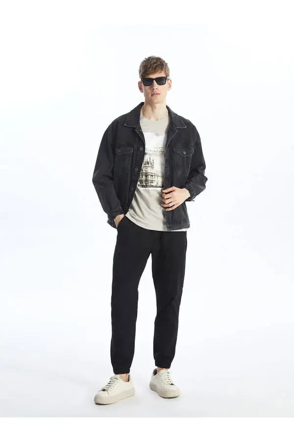 XSIDE Standart Kesim Poplin Erkaklar Jogger Shimlari - 1