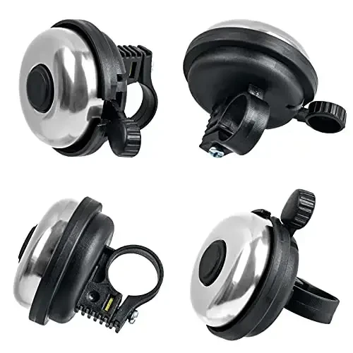 Xthuge Classic Bike Bell, Aluminum Bicycle Bell, Loud Crisp Clear Sound Bicycle Bike Bell for Adults Kids - 4