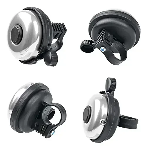Xthuge Classic Bike Bell, Aluminum Bicycle Bell, Loud Crisp Clear Sound Bicycle Bike Bell for Adults Kids - 4