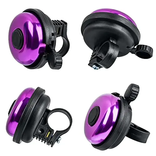 Xthuge Classic Bike Bell, Aluminum Bicycle Bell, Loud Crisp Clear Sound Bicycle Bike Bell for Adults Kids - 4