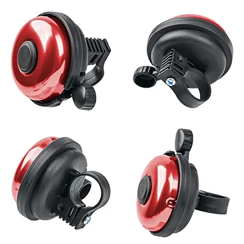 Xthuge Classic Bike Bell, alyuminiy velosiped qo'ng'irog'i, kattalar va bolalar uchun baland tiniq velosiped qo'ng'irog'i - 4