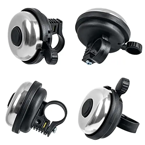 Xthuge Classic Bike Bell, Alyuminiy Velosiped Qo'ng'irog'i, Kattalar va Bolalar uchun Baland va Tiniq Velosiped Qo'ng'irog'i - 4