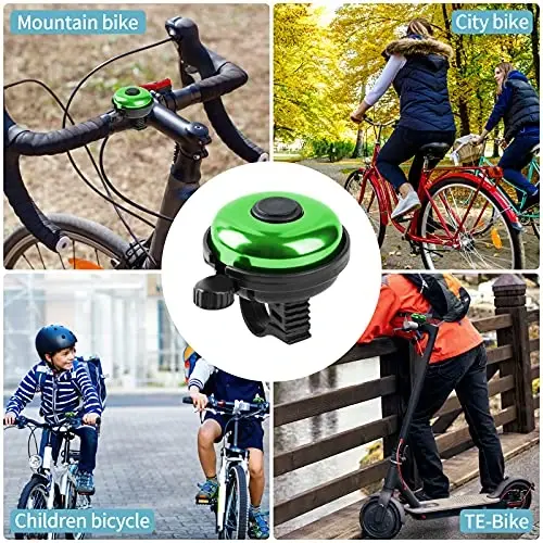 Xthuge Classic Velosiped Qo'ng'irog'i, Alyuminiy Velosiped Qo'ng'irog'i, Kattalar Bolalar uchun Baland Tiniq Ovozli Velosiped Qo'ng'irog'i - XTHUGE (1)
