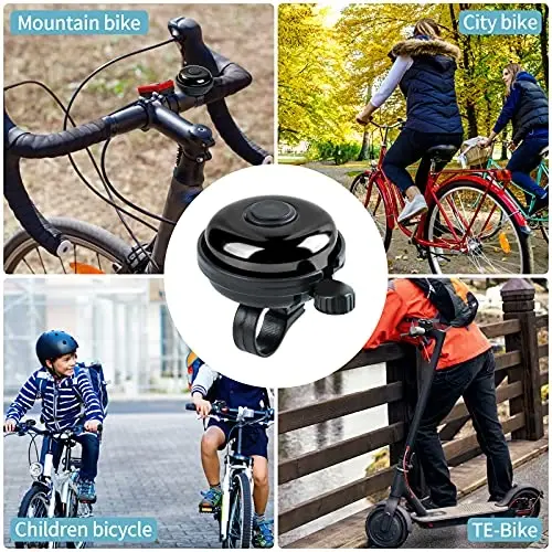 Xthuge Classic velosiped qo'ng'irog'i, alyuminiy velosiped qo'ng'irog'i, kattalar va bolalar uchun baland tiniq ovozli velosiped qo'ng'irog'i - 2