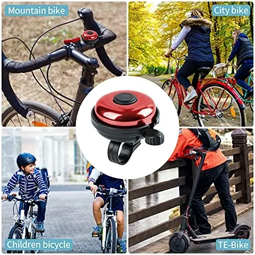 Xthuge Classic velosiped qo'ng'irog'i, alyuminiy velosiped qo'ng'irog'i, kattalar va bolalar uchun baland tiniq ovozli velosiped qo'ng'irog'i - XTHUGE (1)