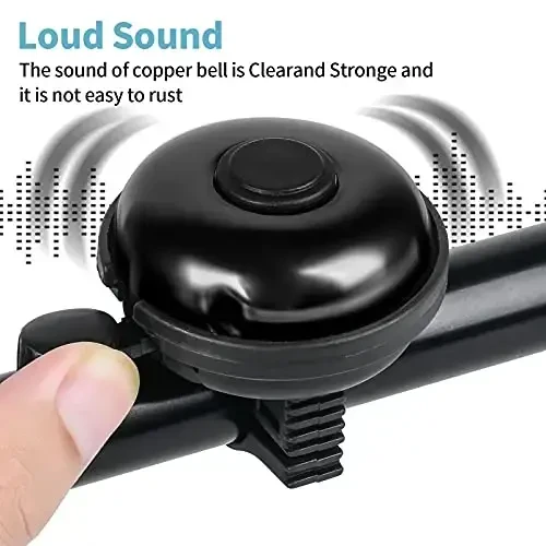 Xthuge Classic Velosiped Qo'ng'irog'i, Alyuminiy Velosiped Qo'ng'irog'i, Kattalar va Bolalar uchun Baland Tiniq Tovushli Velosiped Qo'ng'irog'i - 3