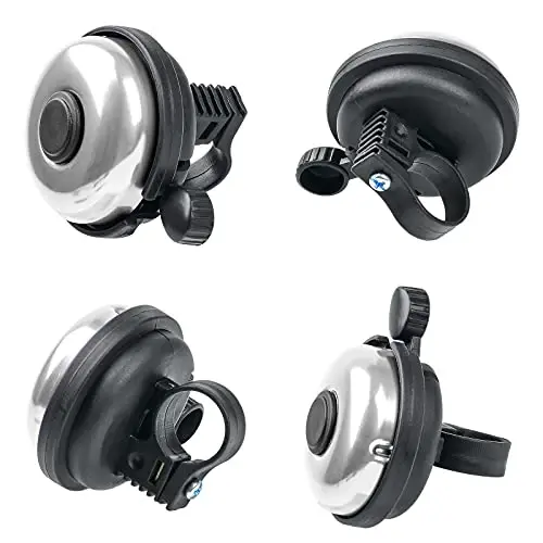 Xthuge Classic Bike Bell, Aluminum Bicycle Bell, Loud Crisp Clear Sound Bicycle Bike Bell for Adults Kids - 4