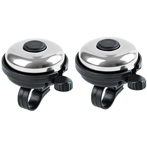Xthuge Classic Bike Bell, Aluminum Bicycle Bell, Loud Crisp Clear Sound Bicycle Bike Bell for Adults Kids - Xthuge