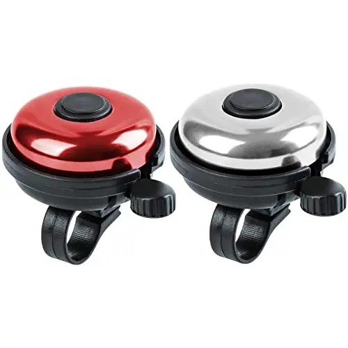 Xthuge Classic Bike Bell, Aluminum Bicycle Bell, Loud Crisp Clear Sound Bicycle Bike Bell for Adults Kids - 1