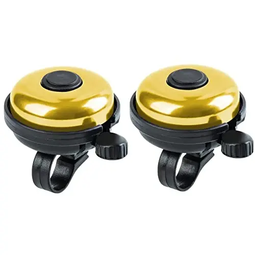 Xthuge Classic Bike Bell, Aluminum Bicycle Bell, Loud Crisp Clear Sound Bicycle Bike Bell for Adults Kids - Xthuge