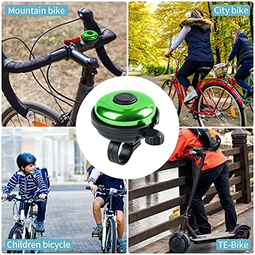 Xthuge Classic Bike Bell, Aluminum Bicycle Bell, Loud Crisp Clear Sound Bicycle Bike Bell for Adults Kids - 2